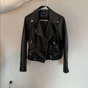 Faux Leather Jacket
